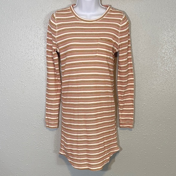 Madewell Striped Long Sleeve Tunic Top – XS – 100% Cotton - Picture 4 of 7